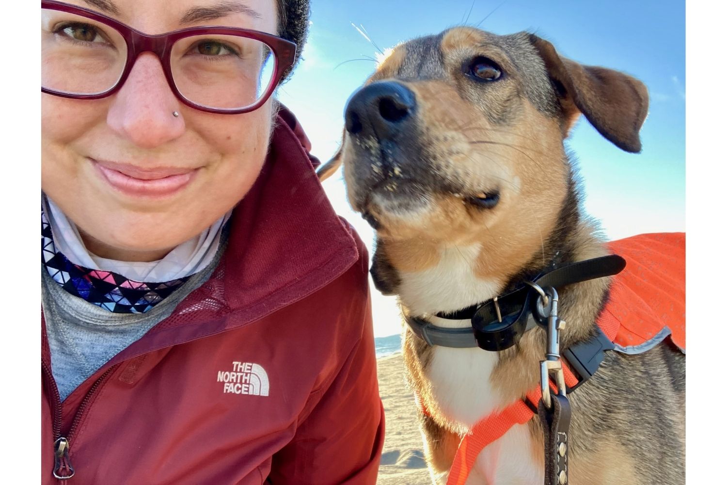 Heather with dog